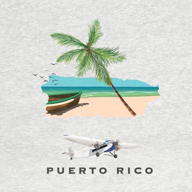 puerto rico travel poster by nickemporium1